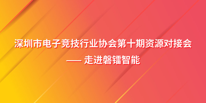 深圳市电子竞技行业协会来访磐镭科技