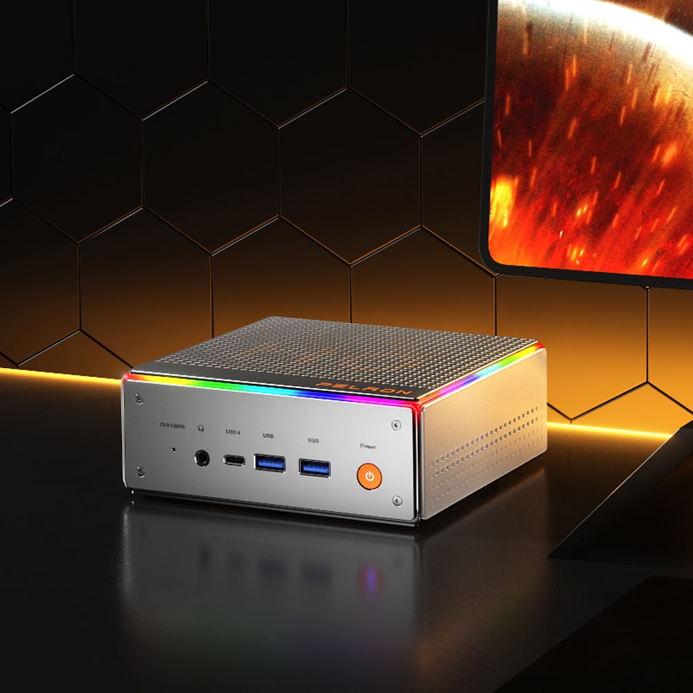 磐镭, 迷你主机, HO4, LED灯条, 小主机, NUC, mac mini, 微型主机