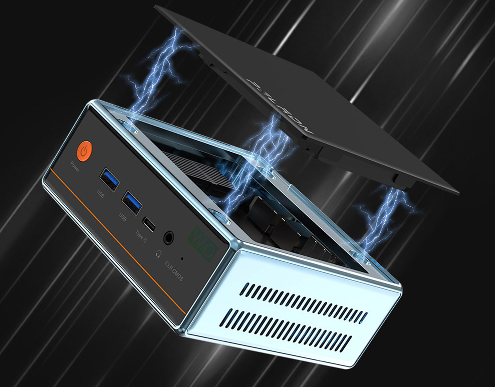 小机身大性能！PELADN WO4 5500U 全能商务迷你主机